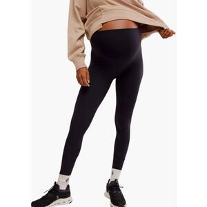 FP Movement X Hatch Never Better Leggings NWT Small Black Maternity